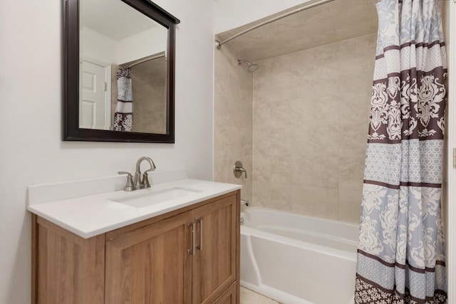 5251 W Galitz St Unit 311, Skokie, IL 60077 - bathroom featuring shower / bathtub combination with curtain and vanity