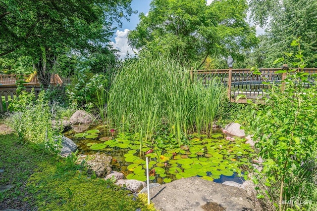 1920 Heather Ln, Joliet, IL 60431 - view of yard featuring a wooden deck