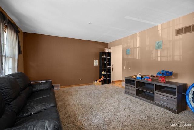 1920 Heather Ln, Joliet, IL 60431 - living room featuring carpet floors and baseboards
