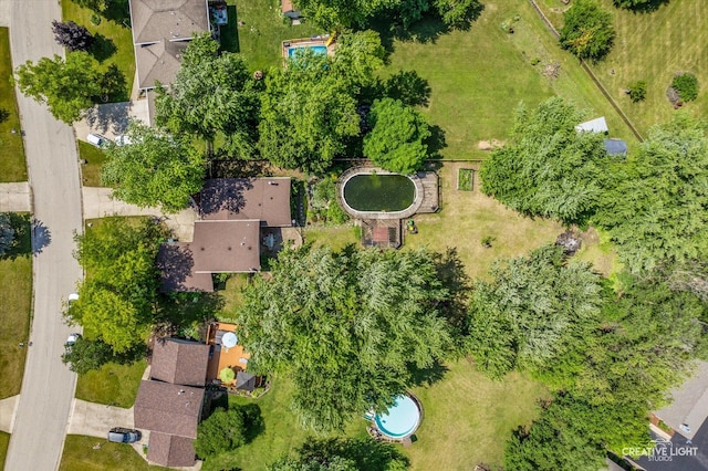 1920 Heather Ln, Joliet, IL 60431 - drone / aerial view of a pool area