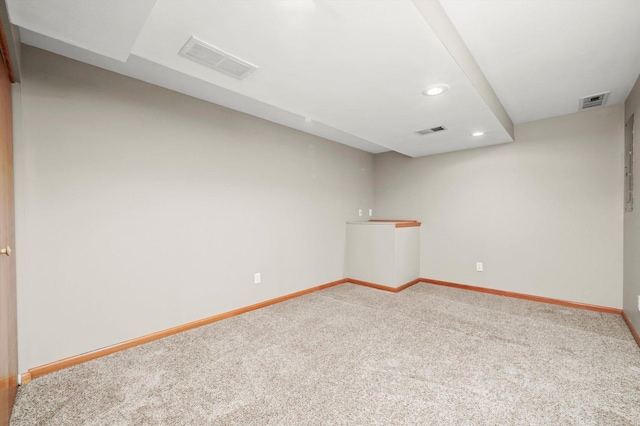 1225 Alexandria Dr, Sycamore, IL 60178 - empty room with carpet flooring and recessed lighting