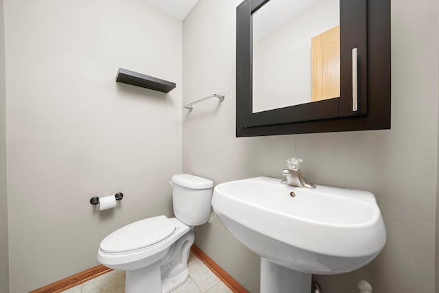 1225 Alexandria Dr, Sycamore, IL 60178 - half bath featuring baseboards and tile patterned flooring