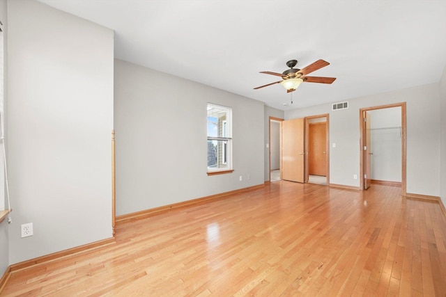 1225 Alexandria Dr, Sycamore, IL 60178 - empty room featuring light wood-type flooring and a ceiling fan