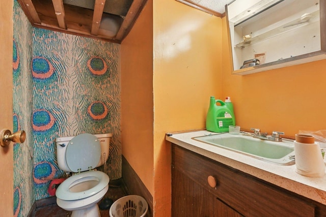 626 E 90th St, Chicago, IL 60619 - half bath featuring vanity and toilet