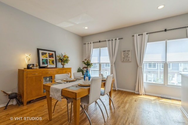 49 W 15th St Unit D, Chicago, IL 60605 - dining area featuring light wood-type flooring and recessed lighting
