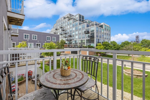 49 W 15th St Unit D, Chicago, IL 60605 - view of balcony