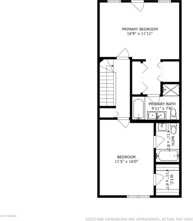 49 W 15th St Unit D, Chicago, IL 60605 - view of property floor plan