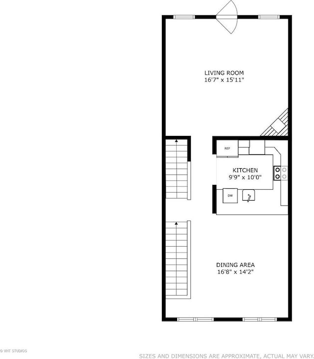 49 W 15th St Unit D, Chicago, IL 60605 - view of home floor plan