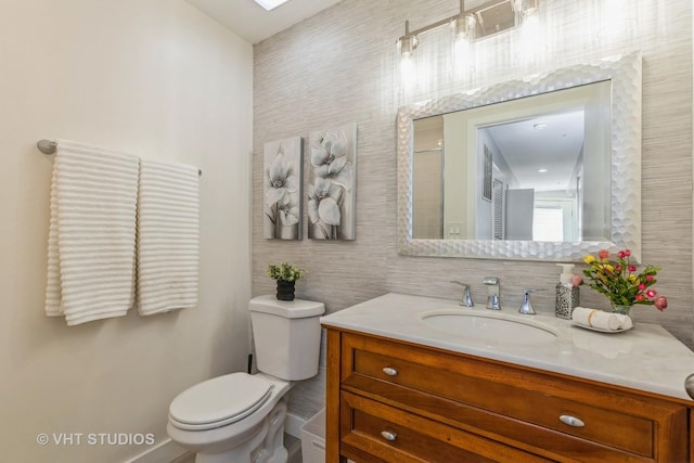49 W 15th St Unit D, Chicago, IL 60605 - bathroom featuring vanity and toilet