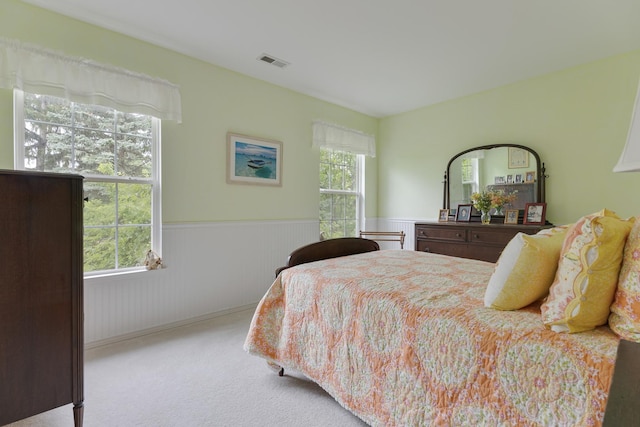 910 Angle Tarn Dr, West Dundee, IL 60118 - carpeted bedroom with a wainscoted wall