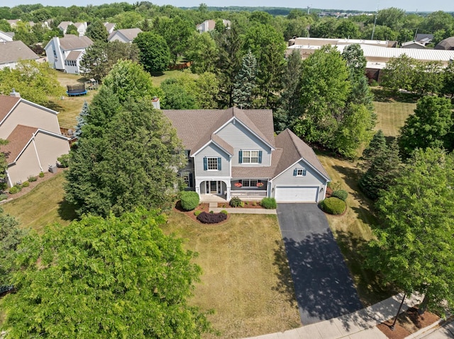 910 Angle Tarn Dr, West Dundee, IL 60118 - aerial view of property and surrounding area