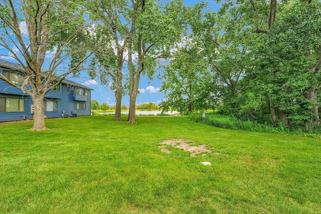 2553 Clayton Blvd Unit 2553, Champaign, IL 61822 - view of green lawn with a water view
