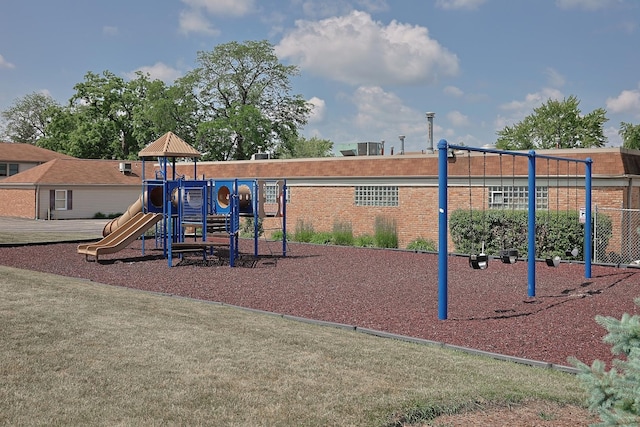 1700 Fayette Walk Unit E, Hoffman Estates, IL 60195 - view of community jungle gym