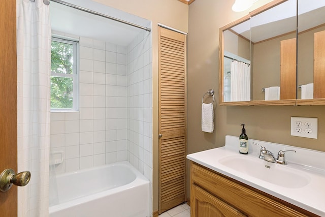 25725 S Old Monee Steger Rd, Monee, IL 60449 - full bath with vanity and shower / bath combo