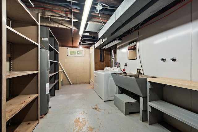 25725 S Old Monee Steger Rd, Monee, IL 60449 - basement with independent washer and dryer