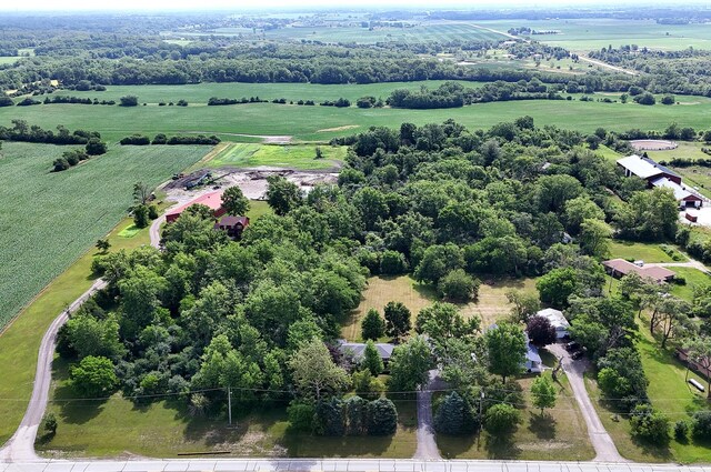 25725 S Old Monee Steger Rd, Monee, IL 60449 - aerial view of sparsely populated area