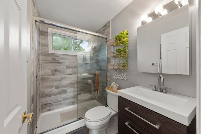 573 Surryse Rd, Lake Zurich, IL 60047 - bathroom featuring vanity and a stall shower
