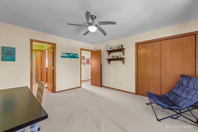 3720 Cypress Dr, Spring Grove, IL 60081 - unfurnished room with a ceiling fan and light colored carpet