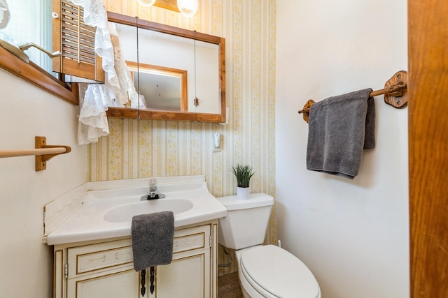 184 Kathleen Dr, Elgin, IL 60123 - bathroom featuring wallpapered walls and vanity