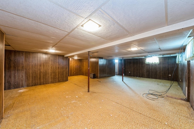 184 Kathleen Dr, Elgin, IL 60123 - below grade area featuring wood walls