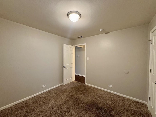 3732 153rd St, Midlothian, IL 60445 - unfurnished room featuring dark carpet and a smoke detector