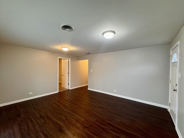 3732 153rd St, Midlothian, IL 60445 - empty room featuring dark wood-type flooring and baseboards