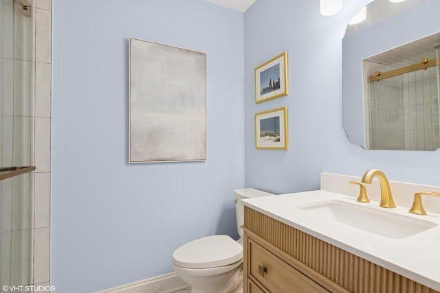 769 S Stuart Ave, Elmhurst, IL 60126 - bathroom featuring vanity and tiled shower