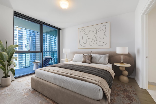 211 N Harbor Dr Unit 1601, Chicago, IL 60601 - bedroom with floor to ceiling windows and wood finished floors