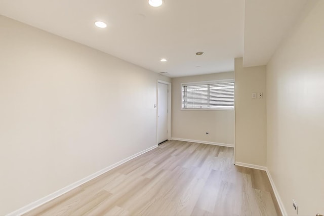 2023 N Shenandoah Dr, Arlington Heights, IL 60004 - empty room featuring light wood-style flooring and recessed lighting