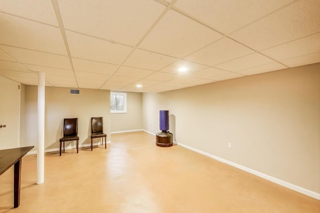2023 N Shenandoah Dr, Arlington Heights, IL 60004 - living area with a paneled ceiling and recessed lighting