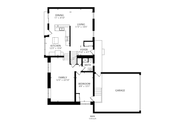 2023 N Shenandoah Dr, Arlington Heights, IL 60004 - view of property floor plan