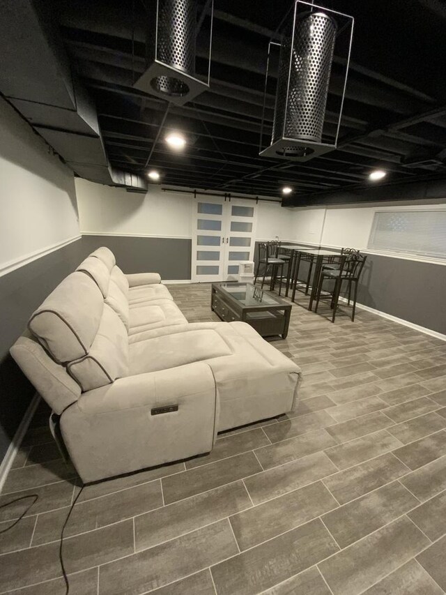 14441 Dante Ave, Dolton, IL 60419 - cinema with baseboards and wood finished floors