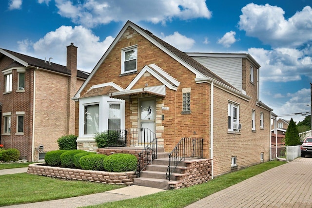 5010 N Merrimac Ave, Chicago, IL 60630 - view of front facade with brick siding