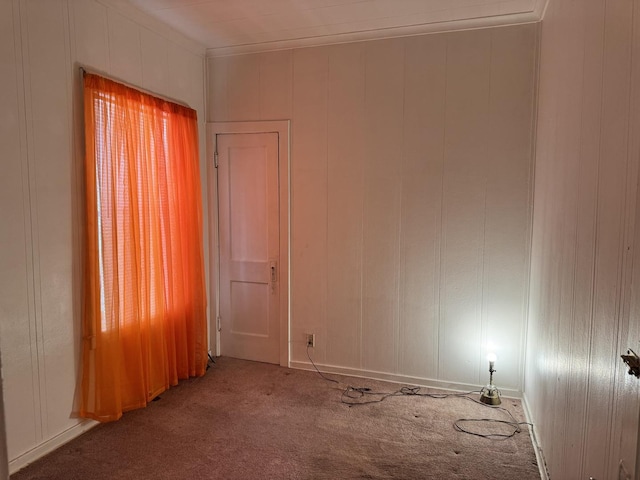 7022 S Claremont Ave, Chicago, IL 60636 - carpeted empty room with baseboards and ornamental molding