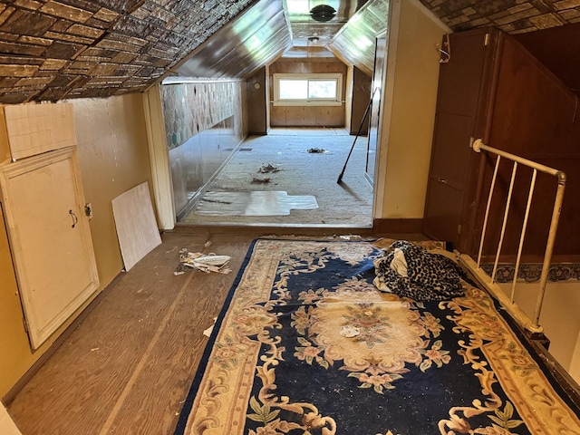 7022 S Claremont Ave, Chicago, IL 60636 - bonus room with vaulted ceiling and wood finished floors