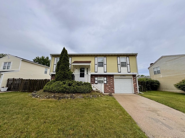 20552 S Frankfort Square Rd, Frankfort, IL 60423 - bi-level home featuring brick siding, driveway, and an attached garage