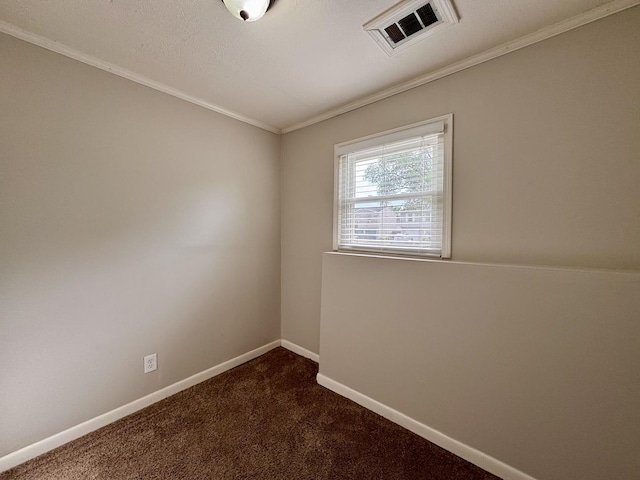 20552 S Frankfort Square Rd, Frankfort, IL 60423 - empty room featuring ornamental molding and dark carpet