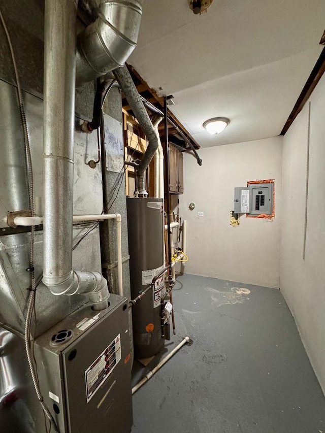 20552 S Frankfort Square Rd, Frankfort, IL 60423 - utility room with gas water heater and electric panel