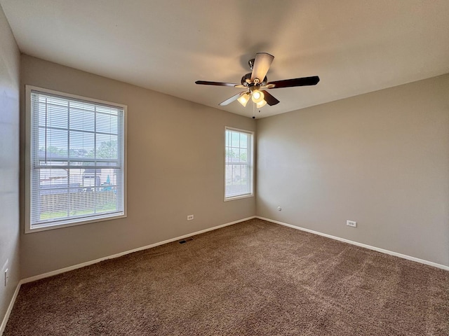 20552 S Frankfort Square Rd, Frankfort, IL 60423 - carpeted spare room with baseboards and ceiling fan
