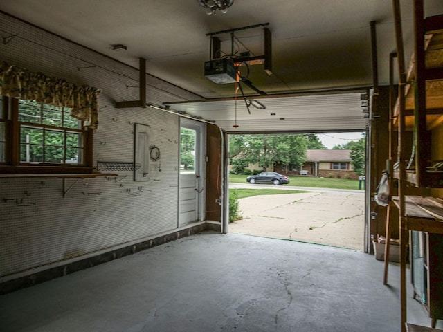 110 Hickory, Villa Grove, IL 61956 - garage with a garage door opener
