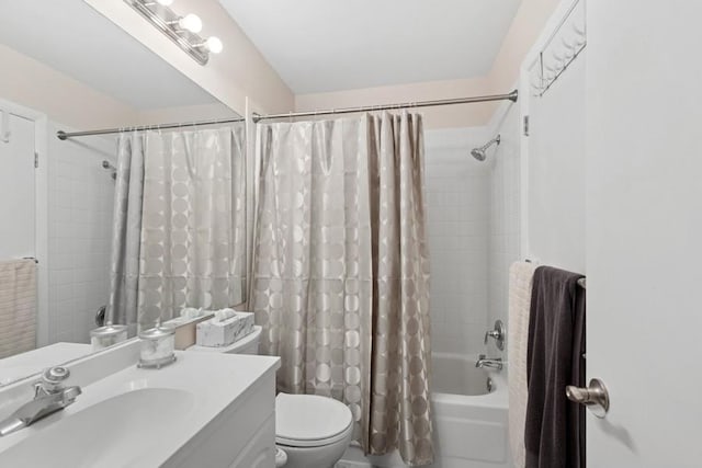 738 Colorado Ct, Carol Stream, IL 60188 - bathroom with vanity and shower / tub combo with curtain