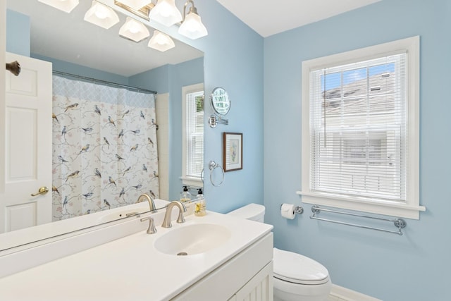 3921 Franklin Ave, Western Springs, IL 60558 - bathroom featuring toilet and vanity