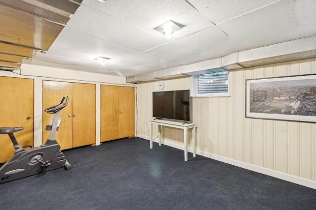 3921 Franklin Ave, Western Springs, IL 60558 - workout area featuring baseboards