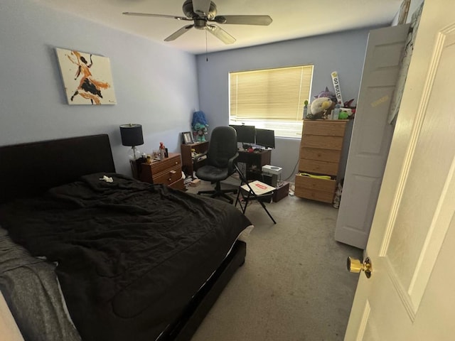 2311 White Eagle Dr, Plainfield, IL 60586 - bedroom with carpet and ceiling fan