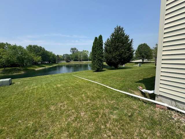 2311 White Eagle Dr, Plainfield, IL 60586 - view of green lawn with a water view