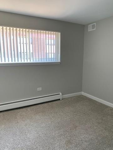 1919 S Wolf Rd Unit 1-322, Hillside, IL 60162 - empty room featuring baseboard heating and carpet