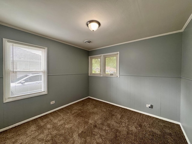 336 Marquette St, Park Forest, IL 60466 - carpeted spare room featuring ornamental molding and baseboards