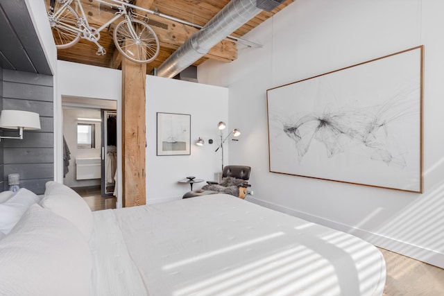 1017 W Washington Blvd Unit 2H, Chicago, IL 60607 - bedroom with wood finished floors