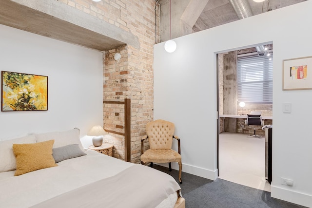 1017 W Washington Blvd Unit 2H, Chicago, IL 60607 - bedroom with baseboards