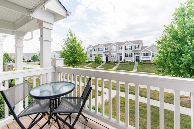 1113 Sapphire Ln, Pingree Grove, IL 60140 - balcony with a residential view